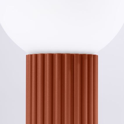 Stolní lampa HALO 1xG9/8W/230V pr. 12 cm oranžová