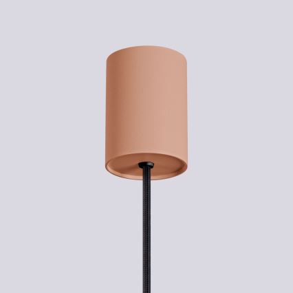 Lustr na lanku HALO 1xG9/8W/230V pr. 12 cm hnědá