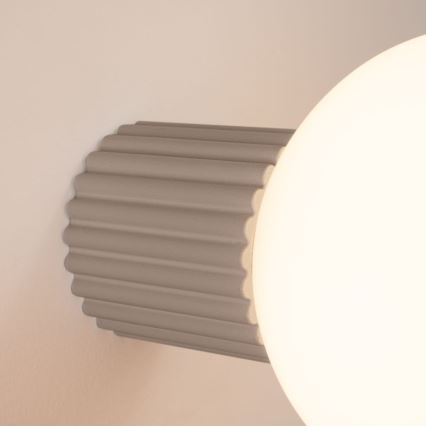 Koupelnové nástěnné svítidlo HALO 1xG9/8W/230V pr. 12 cm IP44 béžová