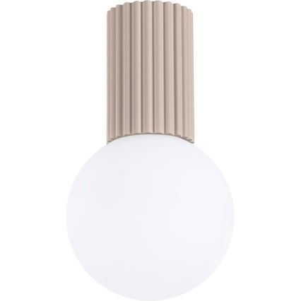 Koupelnové stropní svítidlo HALO 1xG9/8W/230V pr. 12 cm IP44 taupe