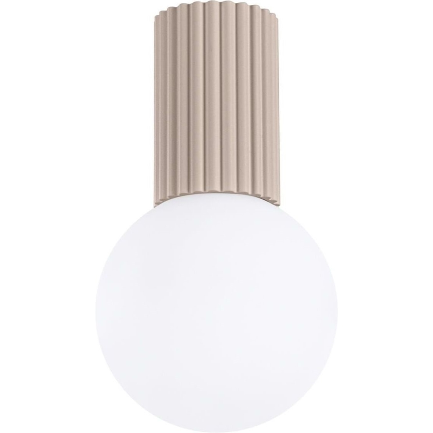 Koupelnové stropní svítidlo HALO 1xG9/8W/230V pr. 12 cm IP44 taupe