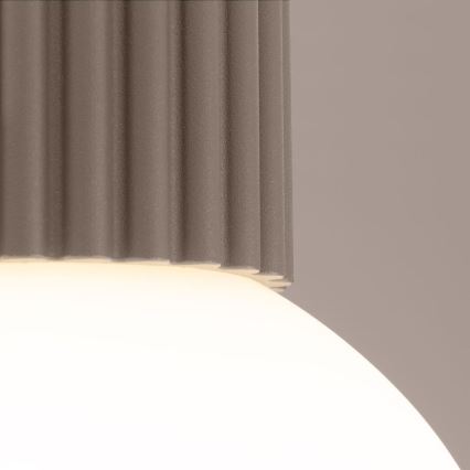 Koupelnové stropní svítidlo HALO 1xG9/8W/230V pr. 12 cm IP44 taupe