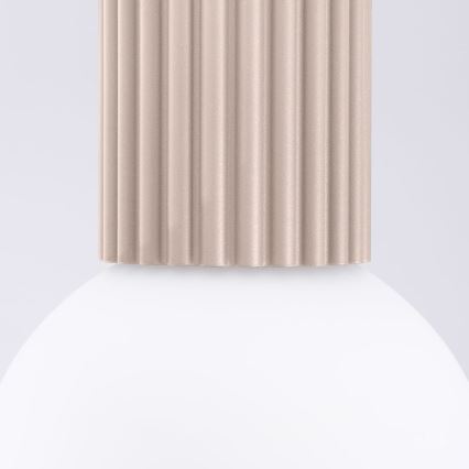 Koupelnové stropní svítidlo HALO 1xG9/8W/230V pr. 12 cm IP44 taupe