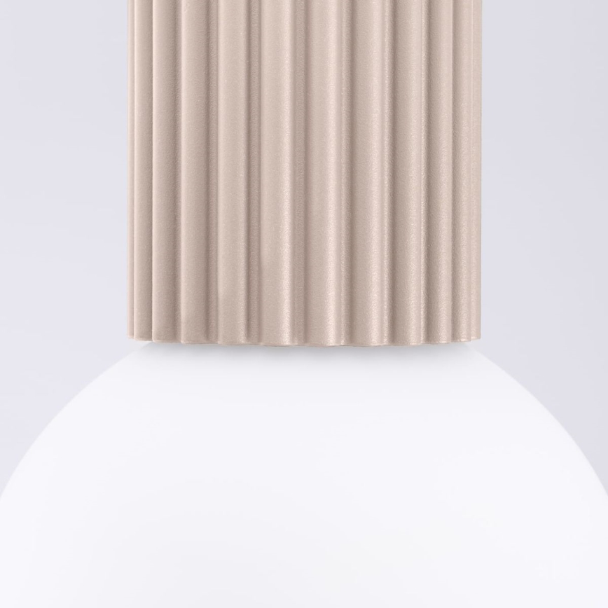 Koupelnové stropní svítidlo HALO 1xG9/8W/230V pr. 12 cm IP44 taupe