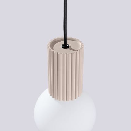 Lustr na lanku HALO 1xG9/8W/230V pr. 12 cm taupe