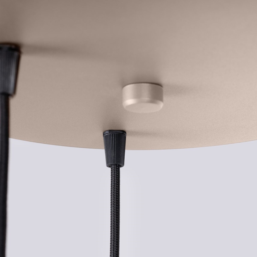 Lustr na lanku HALO 3xG9/8W/230V pr. 25 cm taupe