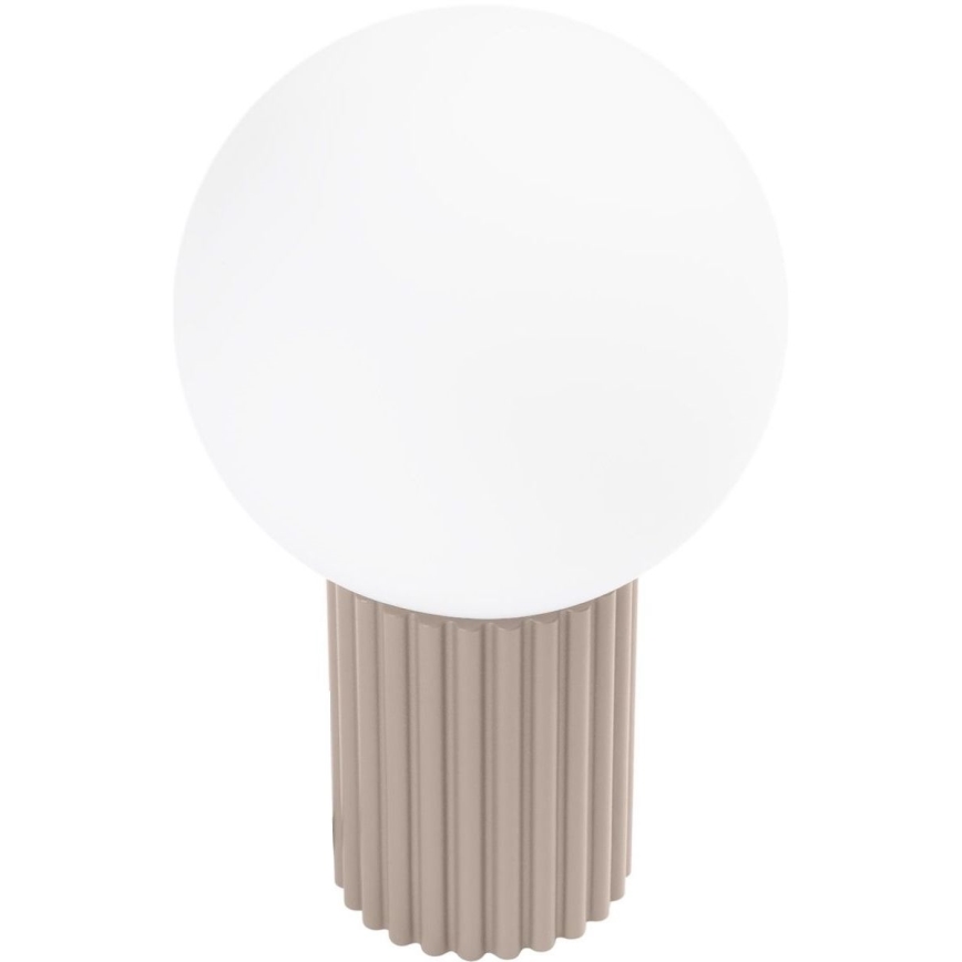 Stolní lampa HALO 1xG9/8W/230V pr. 12 cm taupe