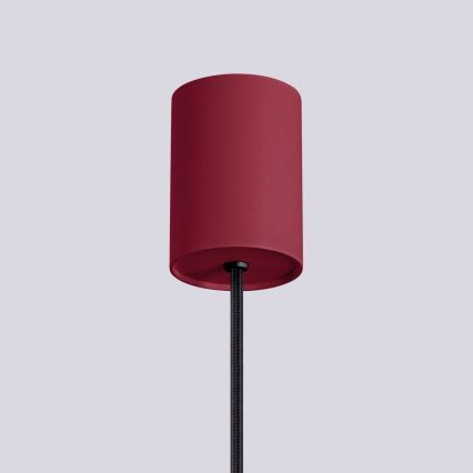 Lustr na lanku HALO 1xG9/8W/230V pr. 12 cm červená