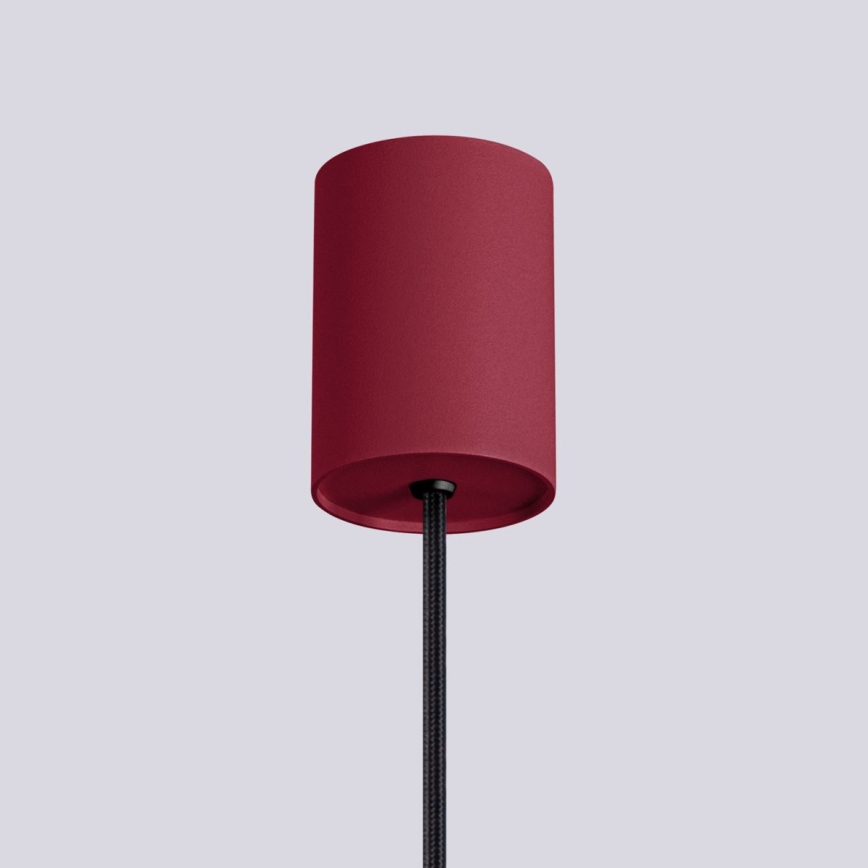 Lustr na lanku HALO 1xG9/8W/230V pr. 12 cm červená