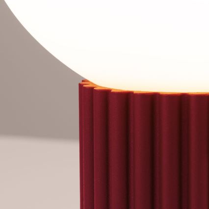 Stolní lampa HALO 1xG9/8W/230V pr. 12 cm červená