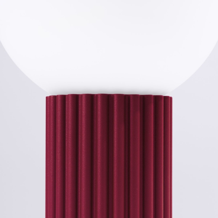 Stolní lampa HALO 1xG9/8W/230V pr. 12 cm červená