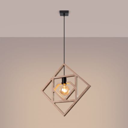 Lustr na lanku CARO 1xE27/15W/230V buk