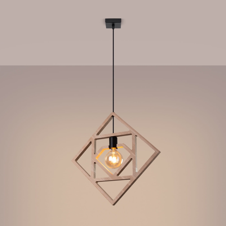 Lustr na lanku CARO 1xE27/15W/230V buk