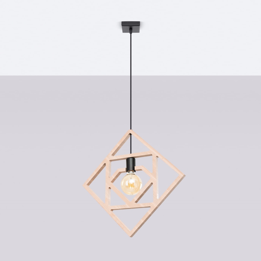 Lustr na lanku CARO 1xE27/15W/230V buk