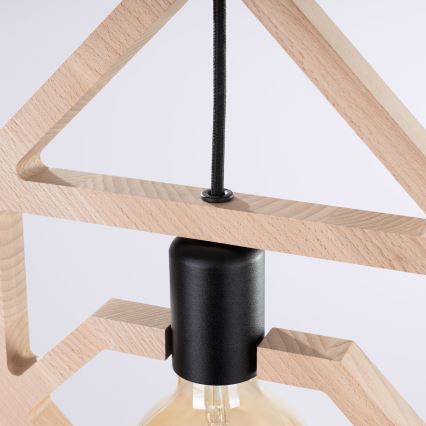 Lustr na lanku CARO 1xE27/15W/230V buk