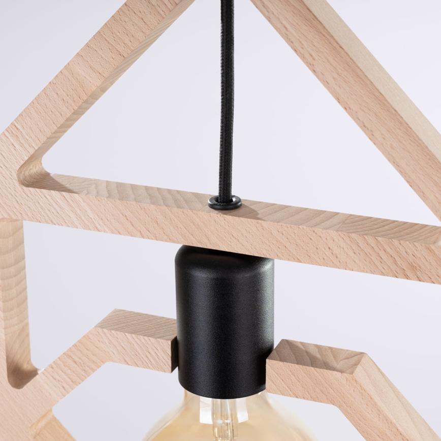 Lustr na lanku CARO 1xE27/15W/230V buk
