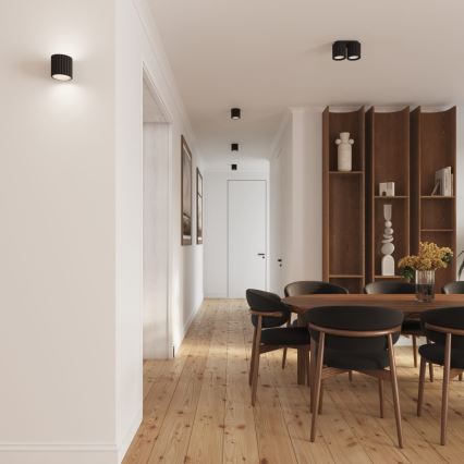 Bodové svítidlo AURA 1xGU10/10W/230V 10 cm černá