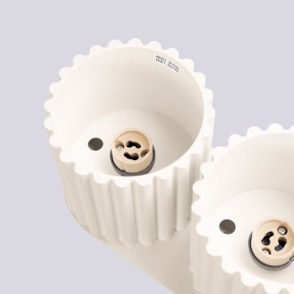 Bodové svítidlo AURA 2xGU10/10W/230V krémová