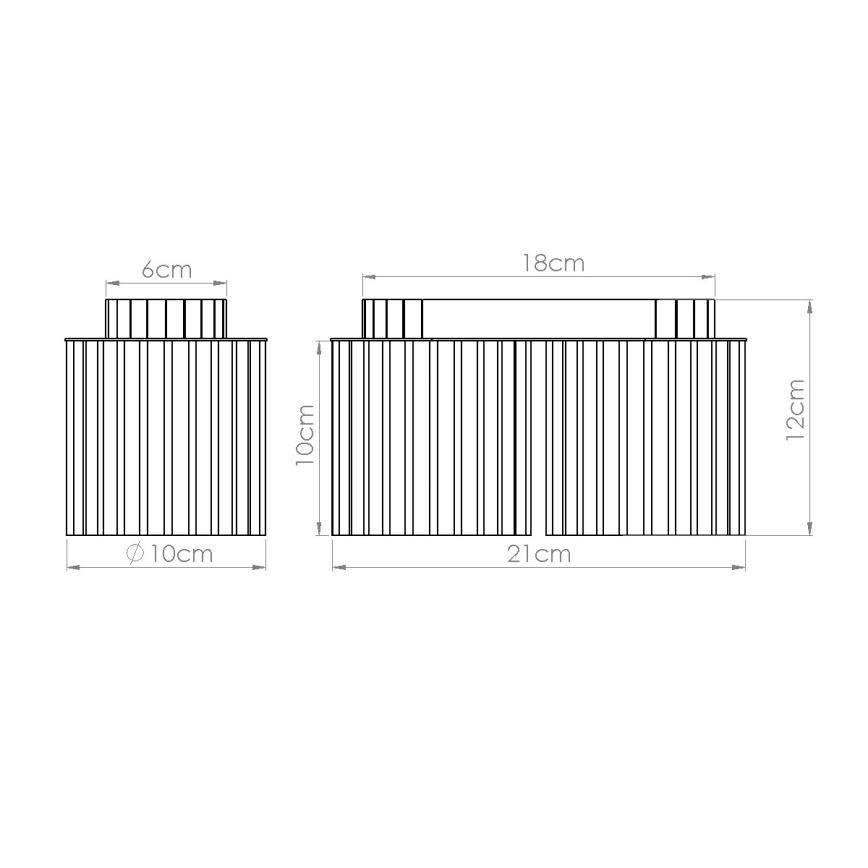 Bodové svítidlo AURA 2xGU10/10W/230V krémová