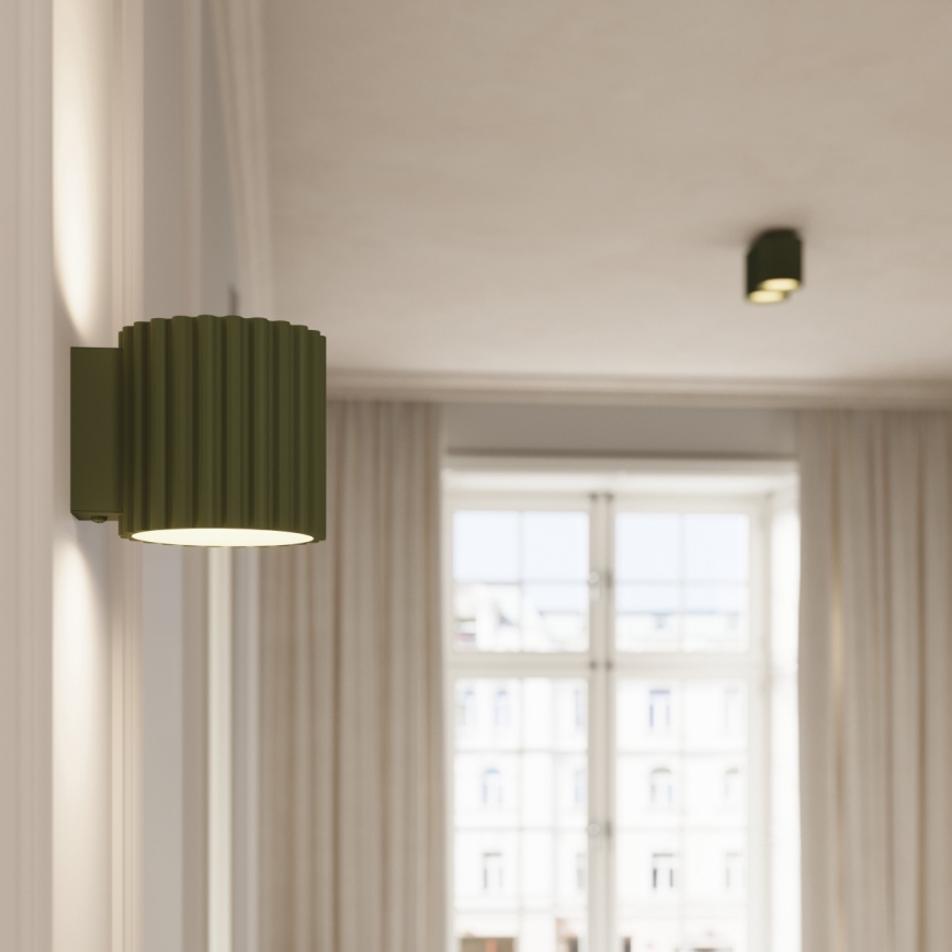 Bodové svítidlo AURA 2xGU10/10W/230V zelená