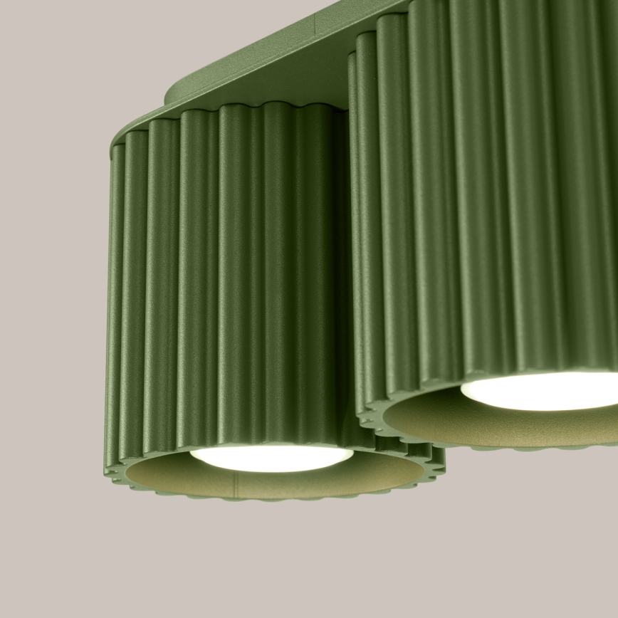 Bodové svítidlo AURA 2xGU10/10W/230V zelená