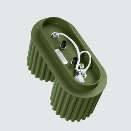 Bodové svítidlo AURA 2xGU10/10W/230V zelená