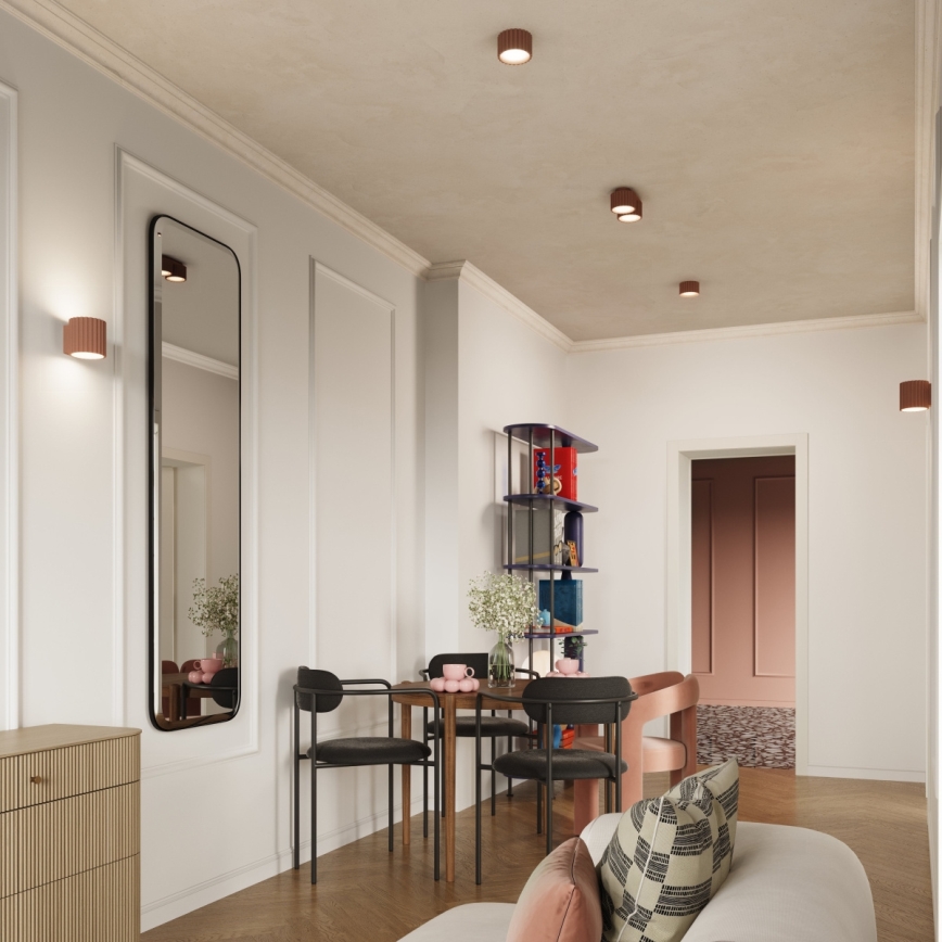 Bodové svítidlo AURA 1xGX53/10W/230V 6 cm hnědá