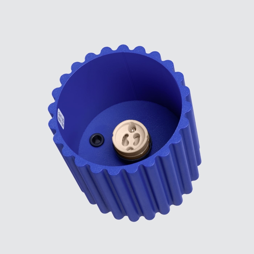 Bodové svítidlo AURA 1xGU10/10W/230V 10 cm modrá