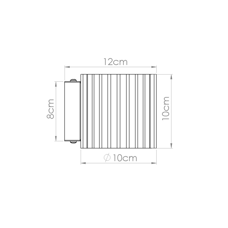 Nástěnné svítidlo AURA 1xG9/10W/230V modrá