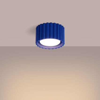 Bodové svítidlo AURA 1xGX53/10W/230V pr. 10 cm modrá