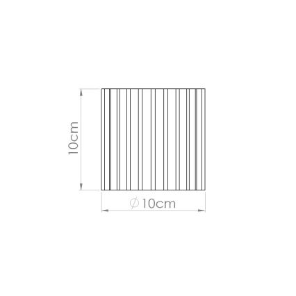 Bodové svítidlo AURA 1xGU10/10W/230V pr. 10 cm taupe