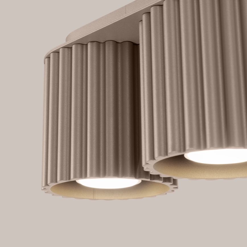 Bodové svítidlo AURA 2xGU10/10W/230V taupe