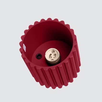 Bodové svítidlo AURA 1xGU10/10W/230V pr. 10 cm červená