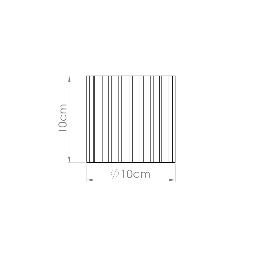 Bodové svítidlo AURA 1xGU10/10W/230V pr. 10 cm červená