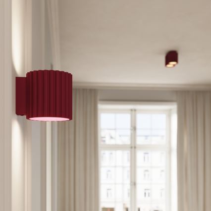 Bodové svítidlo AURA 2xGU10/10W/230V červená