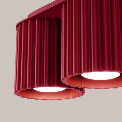 Bodové svítidlo AURA 2xGU10/10W/230V červená