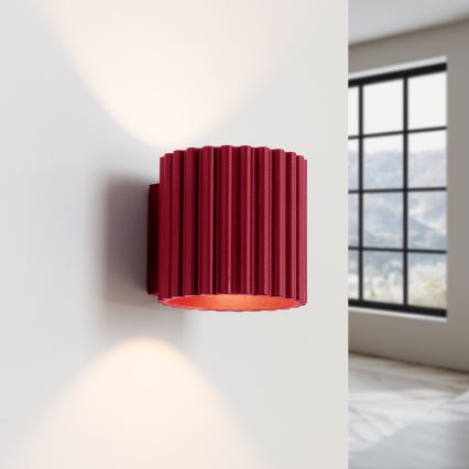 Nástěnné svítidlo AURA 1xG9/10W/230V červená