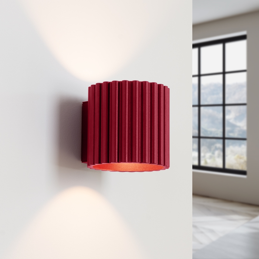 Nástěnné svítidlo AURA 1xG9/10W/230V červená