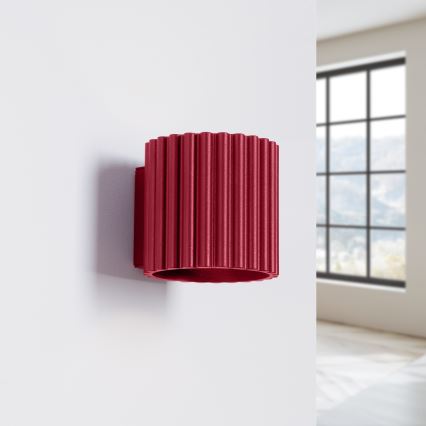 Nástěnné svítidlo AURA 1xG9/10W/230V červená