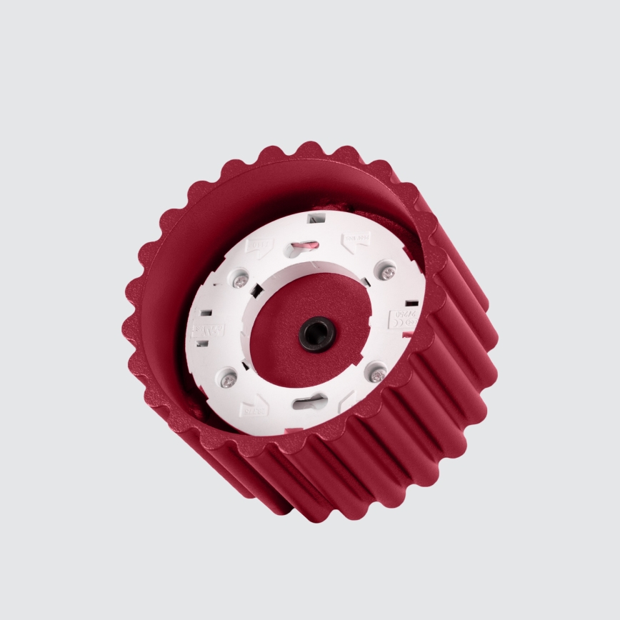 Bodové svítidlo AURA 1xGX53/10W/230V pr. 10 cm červená