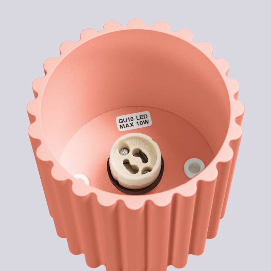 Bodové svítidlo AURA 1xGU10/10W/230V 10 cm růžová