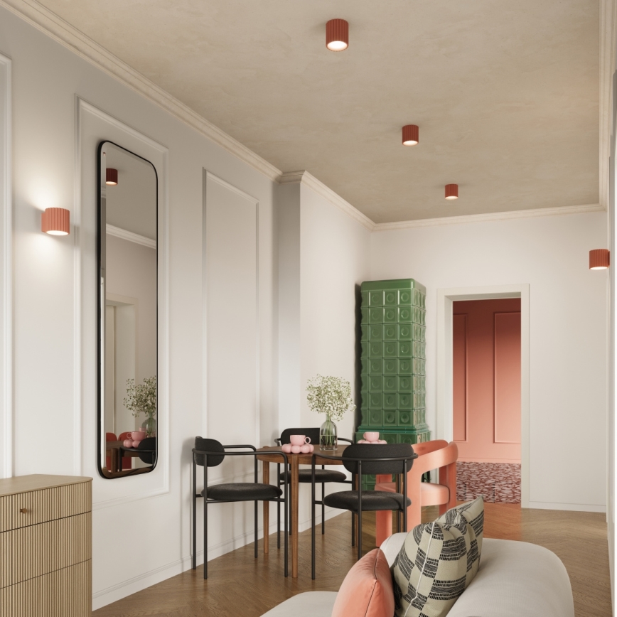 Nástěnné svítidlo AURA 1xG9/10W/230V růžová
