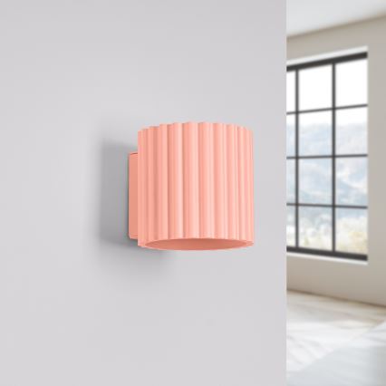 Nástěnné svítidlo AURA 1xG9/10W/230V růžová