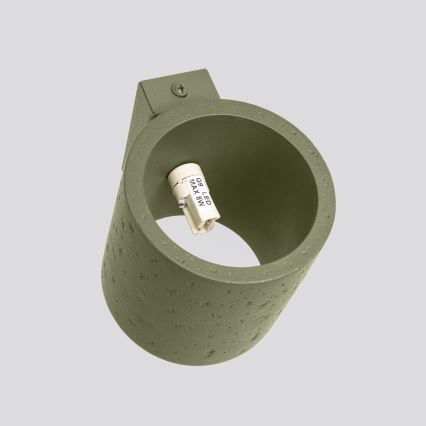 Nástěnné bodové svítidlo ORBIS 1xG9/8W/230V beton/zelená