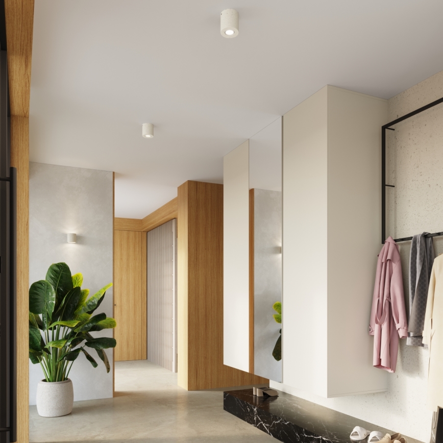 Nástěnné bodové svítidlo ORBIS 1xG9/8W/230V beton/krémová