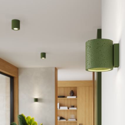 Bodové svítidlo ORBIS 1xGU10/10W/230V beton/zelená