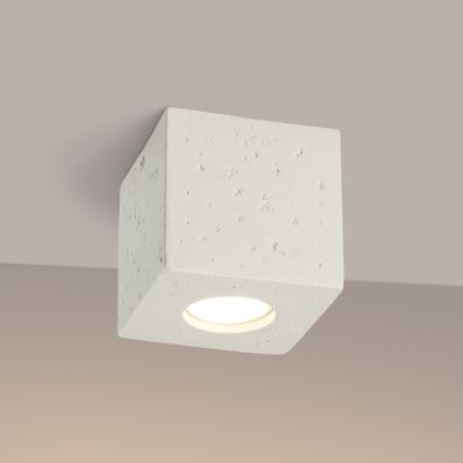 Bodové svítidlo QUAD 1xGU10/10W/230V beton/krémová