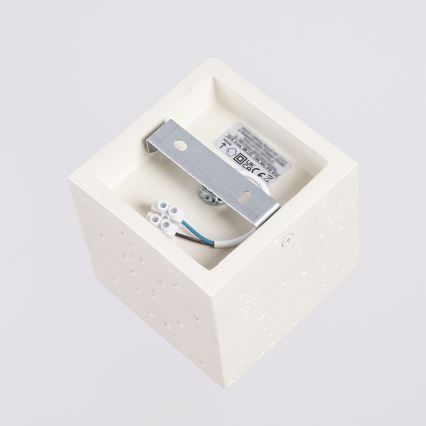 Bodové svítidlo QUAD 1xGU10/10W/230V beton/krémová