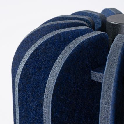 Lustr na lanku MULA 1xE27/15W/230V pr. 27 cm modrá