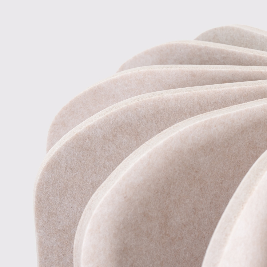 Lustr na lanku MULA 1xE27/15W/230V pr. 45 cm krémová